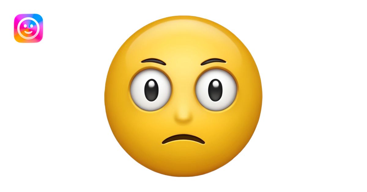 hard stare normal emoji emoji | AI Emoji Generator