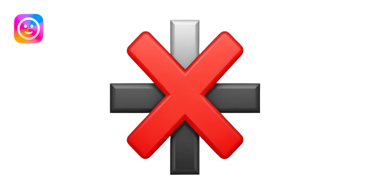 red cross icon emoji | AI Emoji Generator