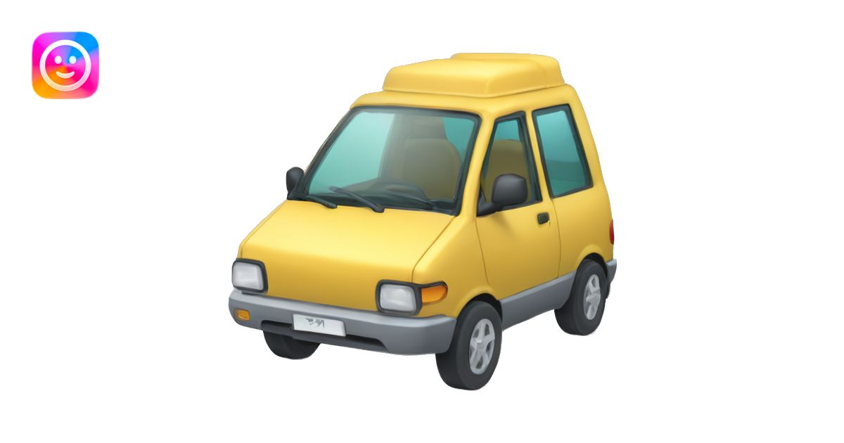 Le Pokémon évoli qui conduit une voiture emoji | AI Emoji Generator