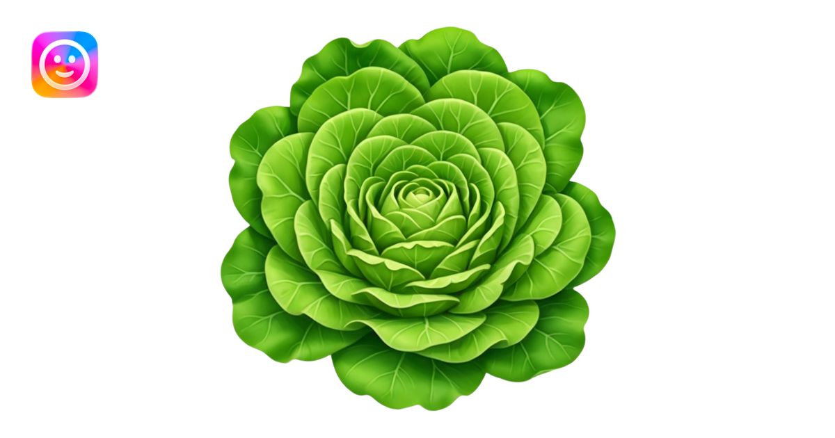 Butter lettuce emoji | AI Emoji Generator