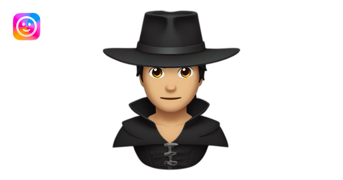 Zorro qui chevauche nami emoji | AI Emoji Generator