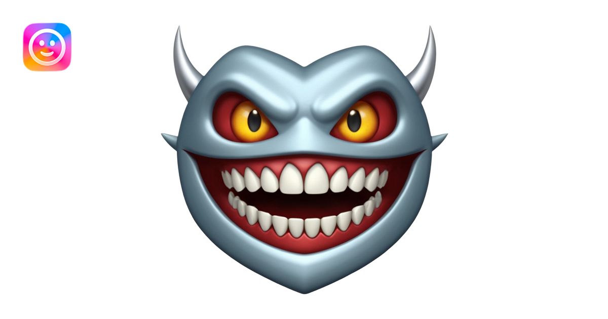 metallic only teeth with sharp fangs, chrome texture, dark shadows ...