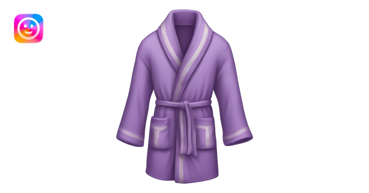 Dressing gown emoji | AI Emoji Generator