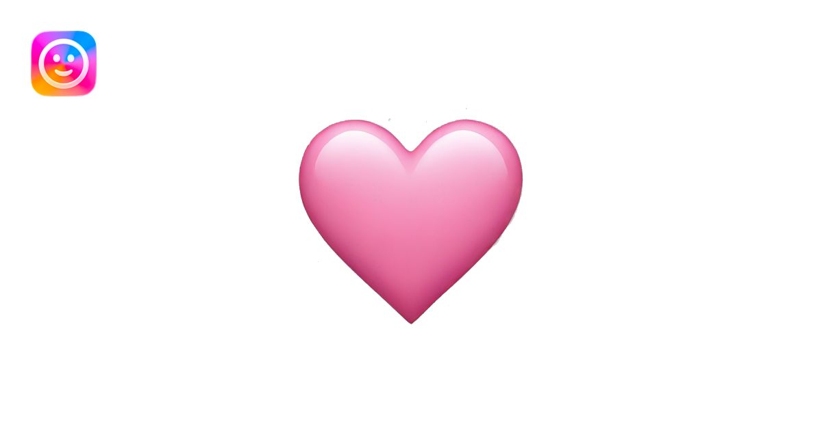 pink heart emoji AI Emoji Generator