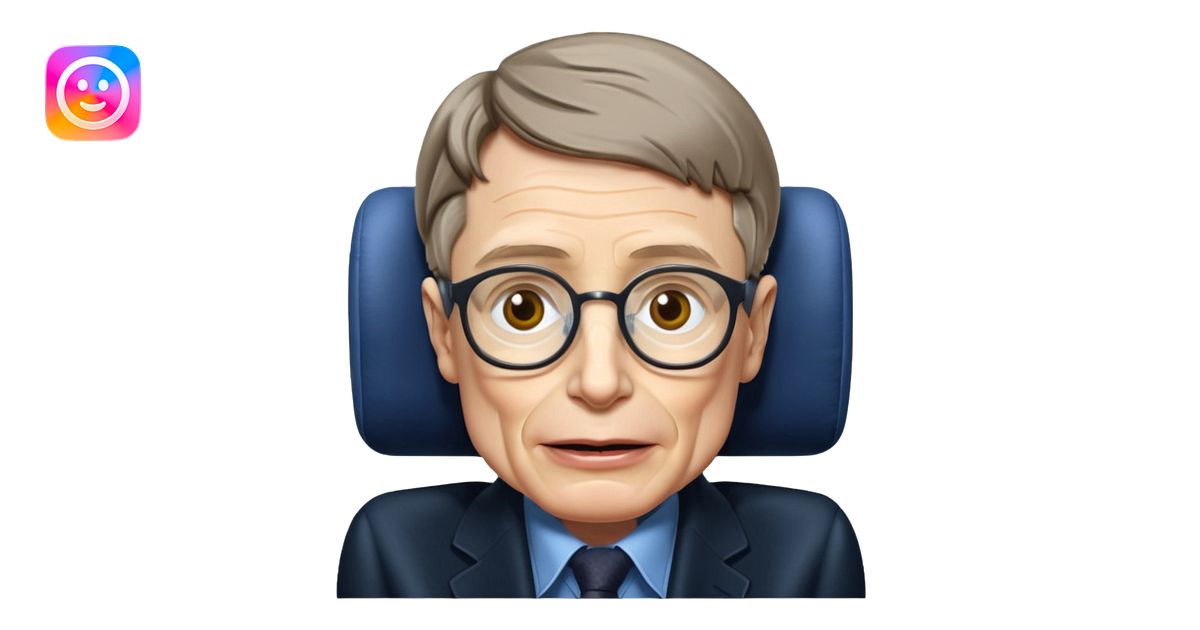 Stephen Hawking emoji AI Emoji Generator