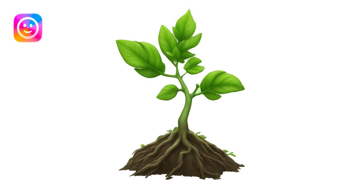 plant growing from a branch emoji | AI Emoji Generator