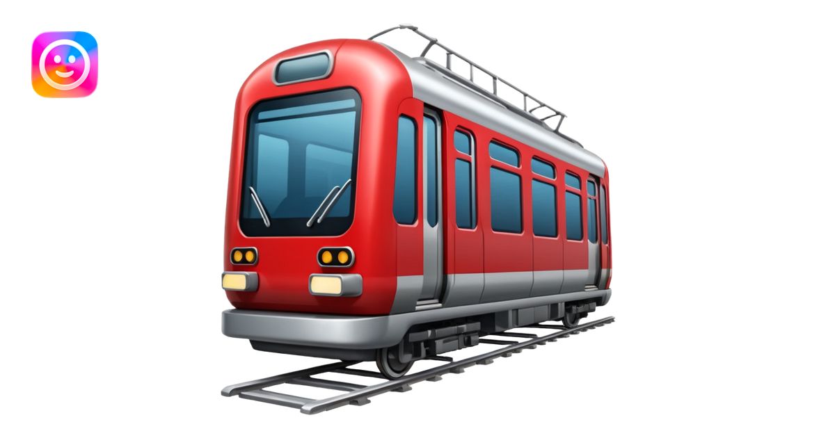 metro train emoji | AI Emoji Generator