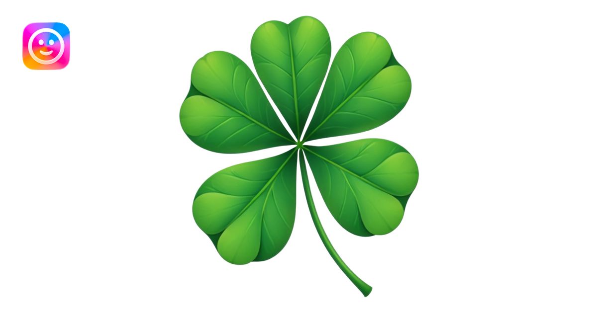 four leaf clover emoji | AI Emoji Generator