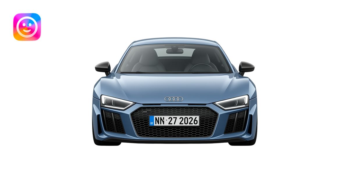 Audi R8 EV (Solar Linelight Headlights) (Car) (2026) emoji | AI Emoji ...