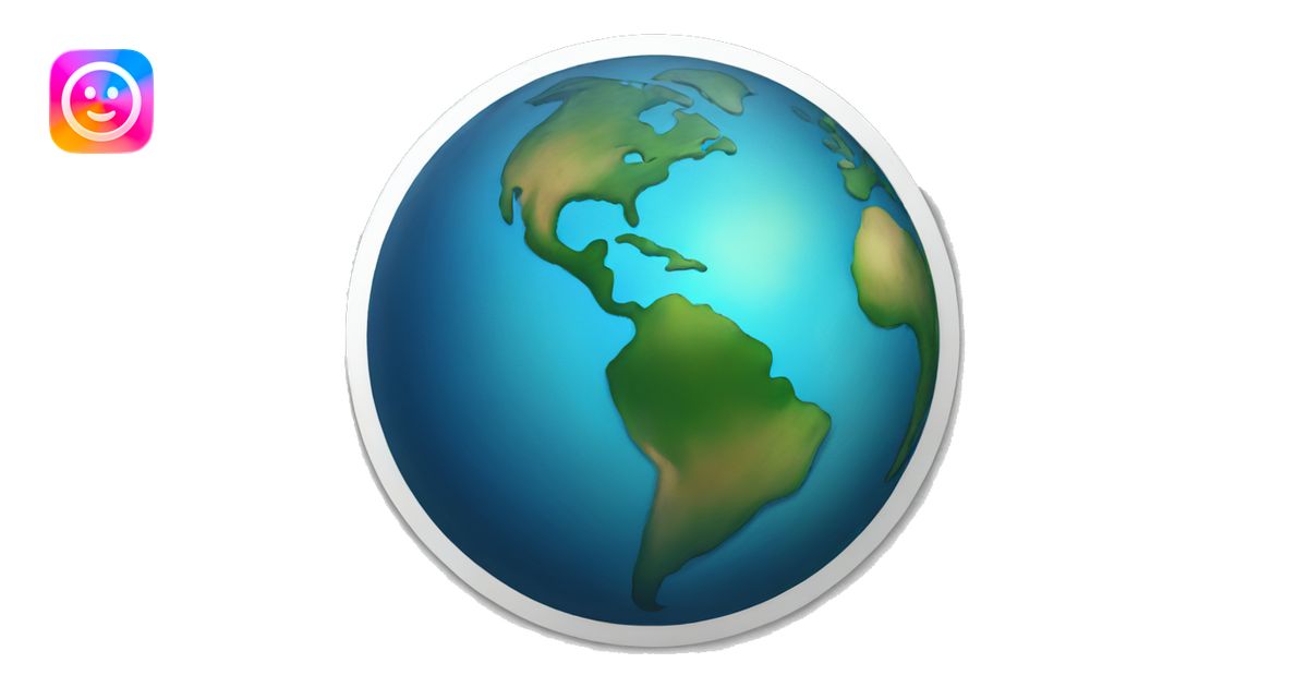 earth sticker emoji | AI Emoji Generator