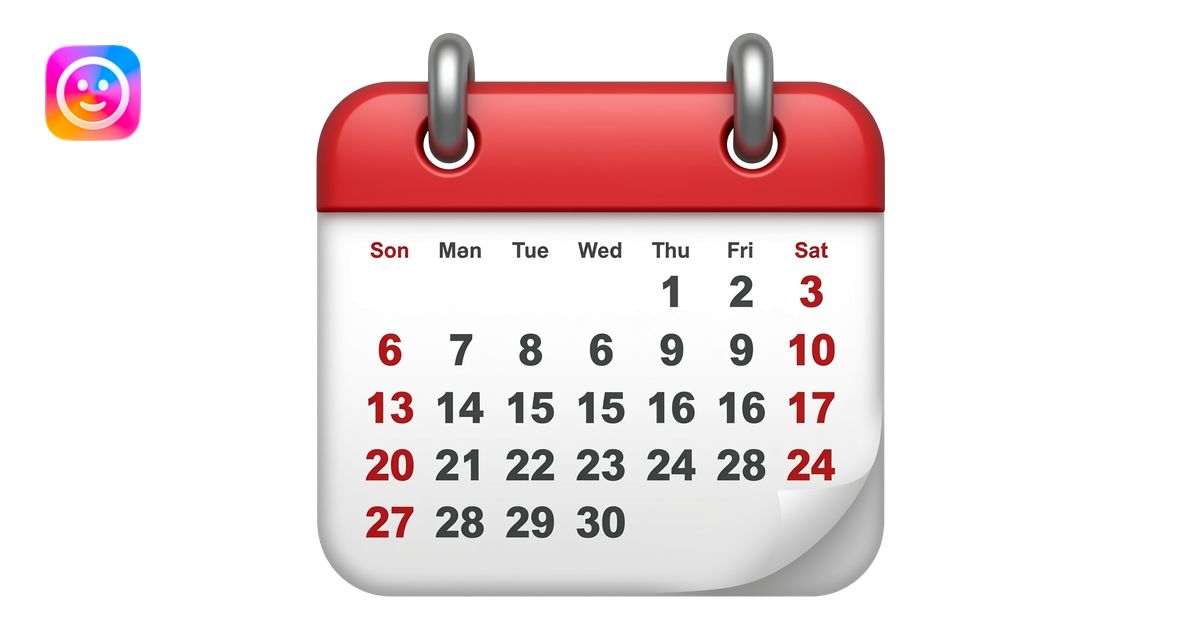 chibi calendar emoji | AI Emoji Generator