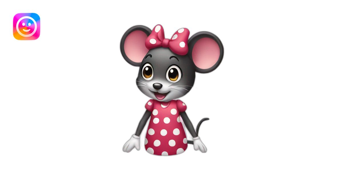 Mini mouse emoji | AI Emoji Generator