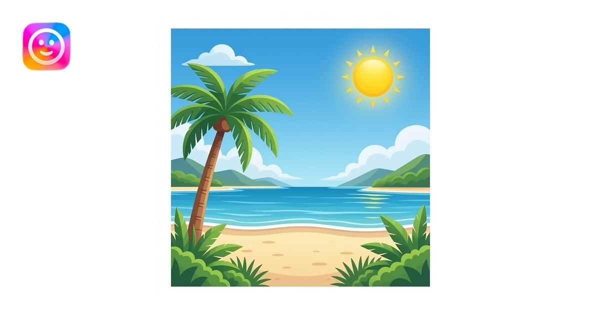 pearl beach emoji | AI Emoji Generator