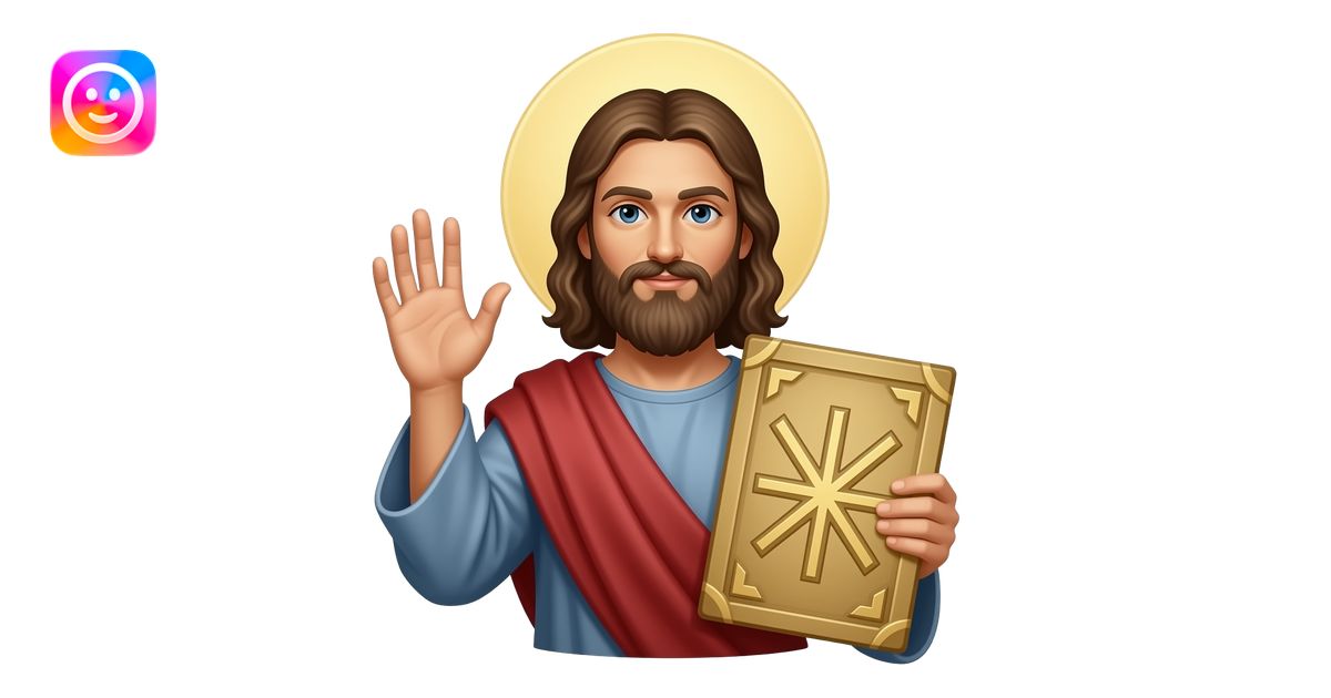 Moses and the 10 commandments emoji | AI Emoji Generator