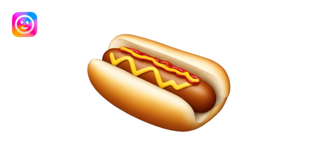 Tan hot dog without the bun emoji | AI Emoji Generator