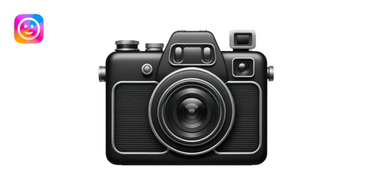 Camera retro emoji | AI Emoji Generator