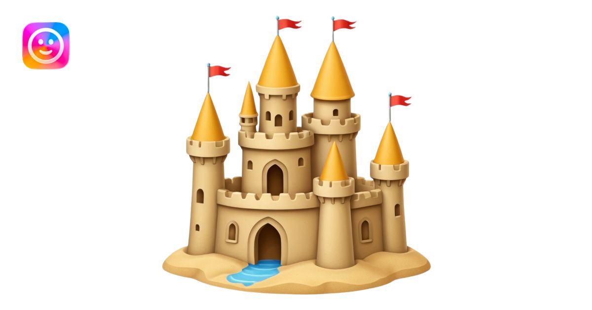 sand castle emoji | AI Emoji Generator