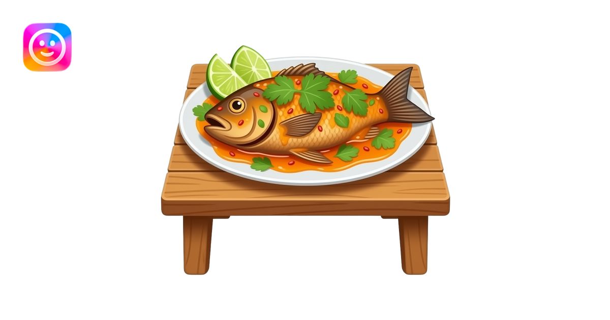Spicy Fish Dish emoji | AI Emoji Generator