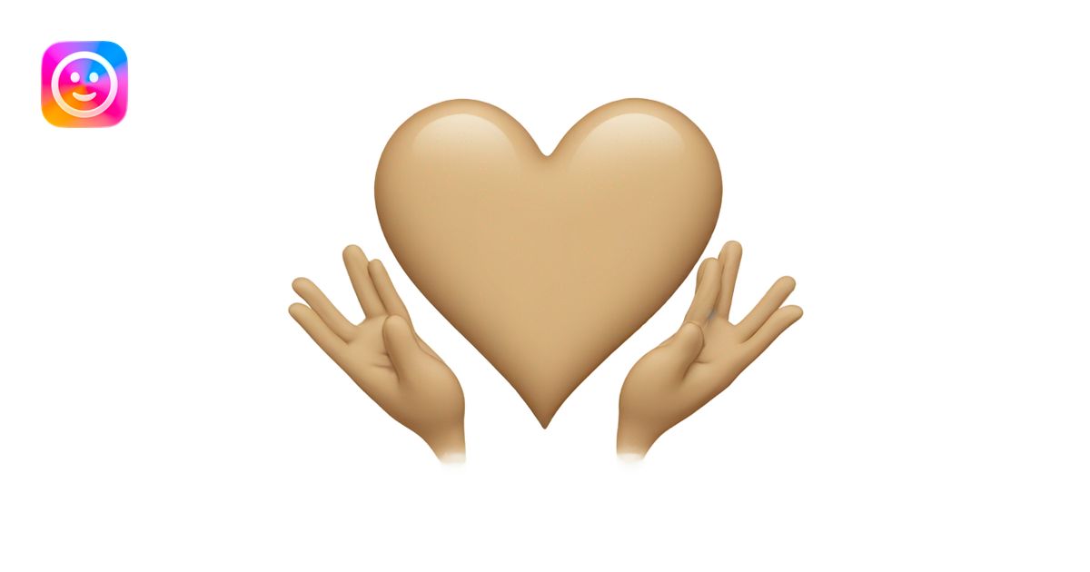 💞 this emoji but beige emoji | AI Emoji Generator