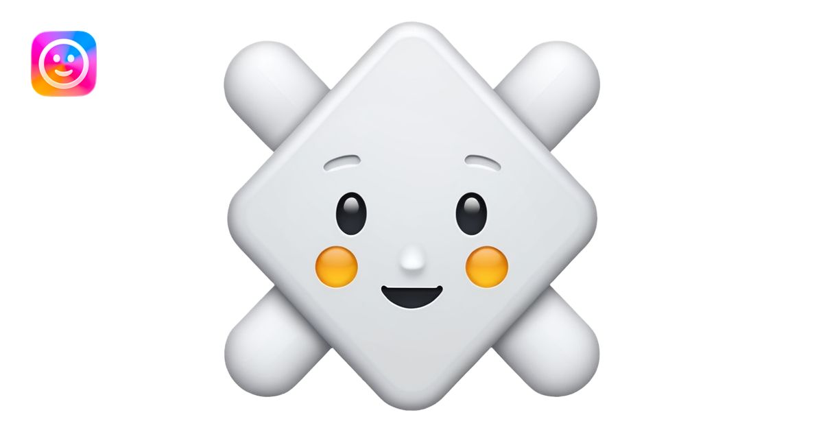 white plus emoji | AI Emoji Generator