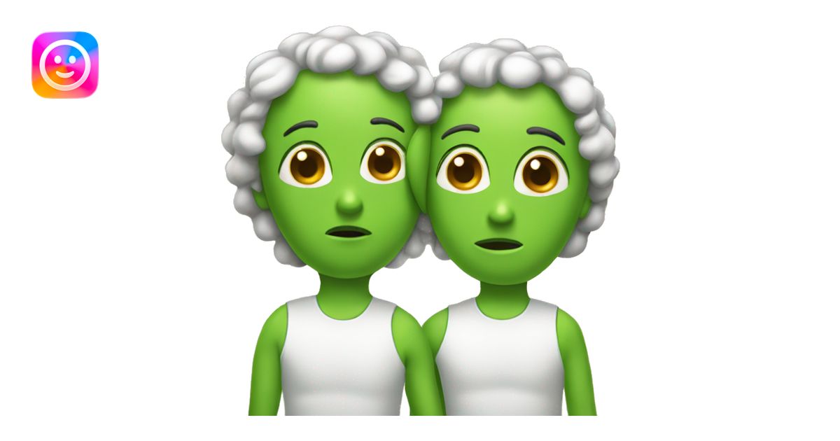 Two peas in a pod emoji | AI Emoji Generator