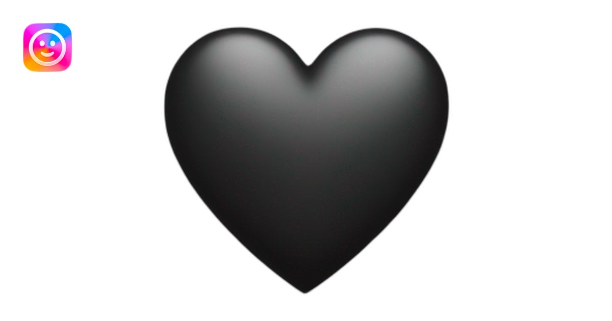 black heart emoji | AI Emoji Generator