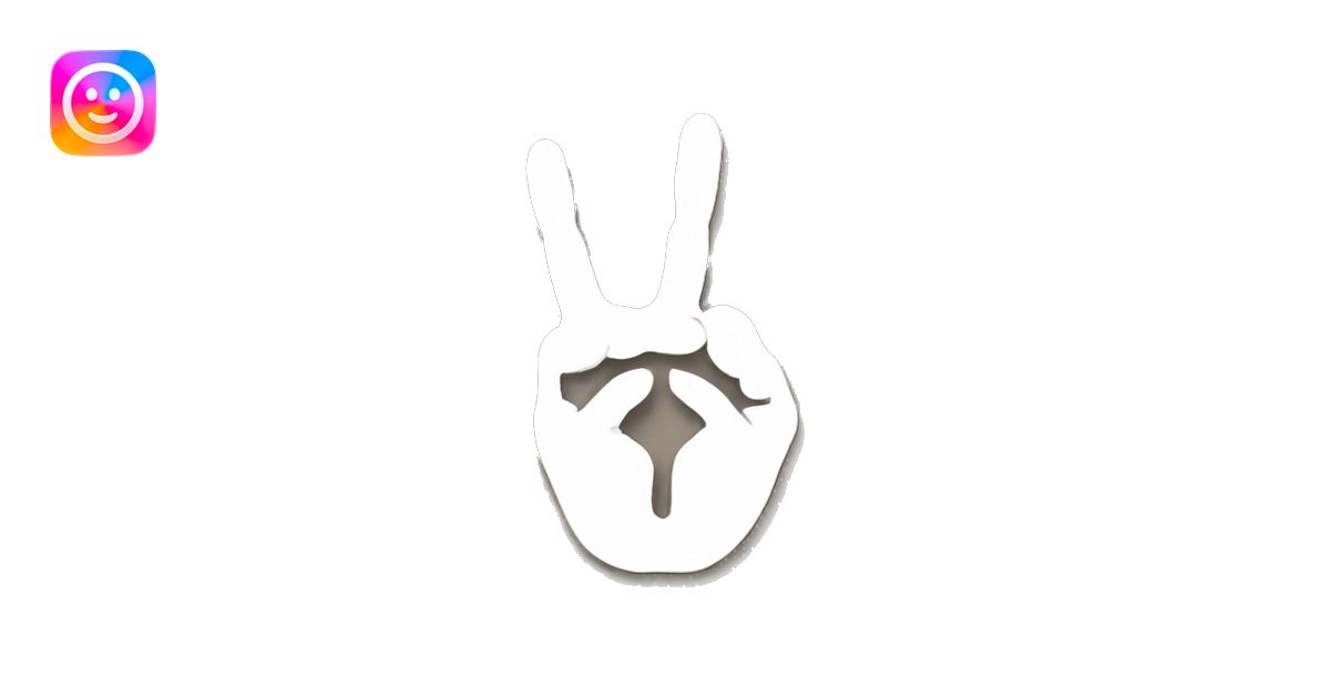 Peace symbol toes emoji | AI Emoji Generator
