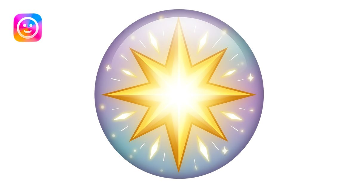 Sparkle emoji ocean vibes emoji | AI Emoji Generator