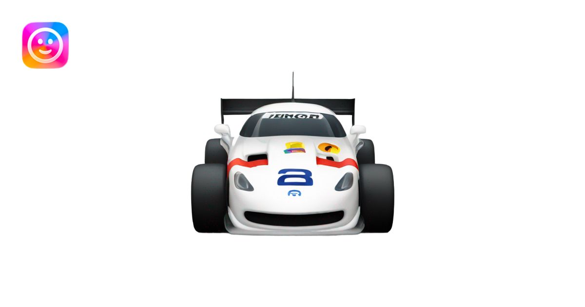 Race car emoji | AI Emoji Generator