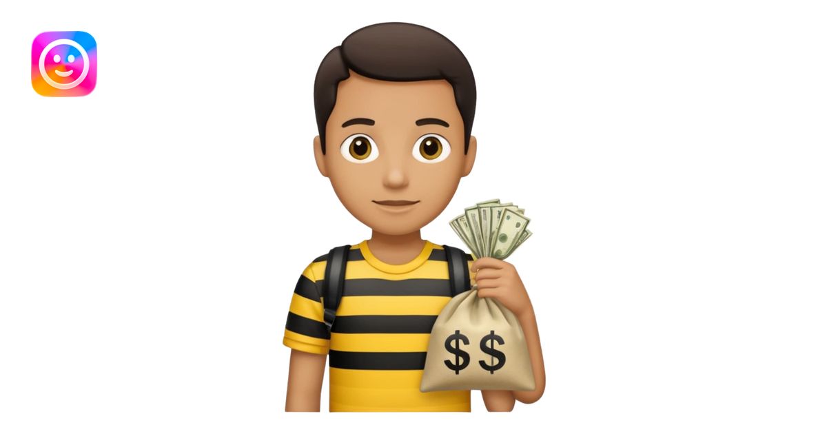 A Robber that just robes a bank** and that has yellow and black stripes ...