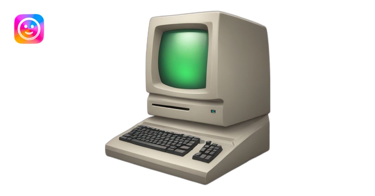 old computer emoji | AI Emoji Generator