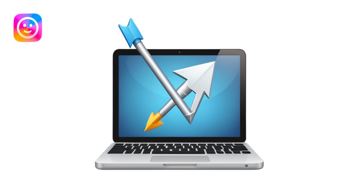 the cursor on the computer emoji | AI Emoji Generator