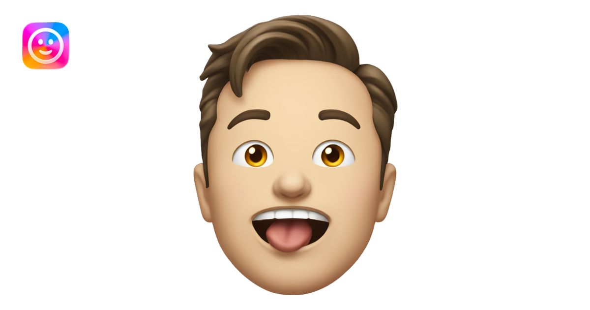 elon musk drooling, mouth open emoji | AI Emoji Generator