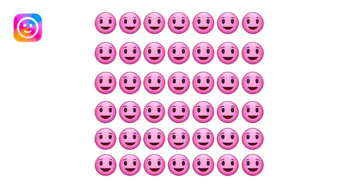 Emojis de color rosa emoji | AI Emoji Generator