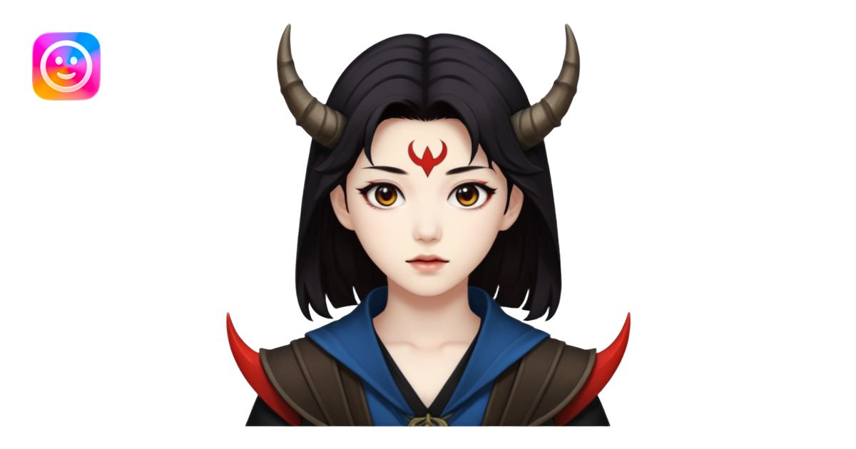 Rumi from animetion Korean kpop demon hunter emoji | AI Emoji Generator