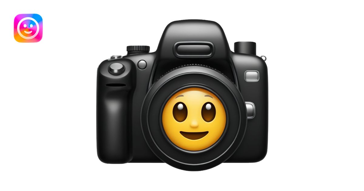 camera emoji | AI Emoji Generator