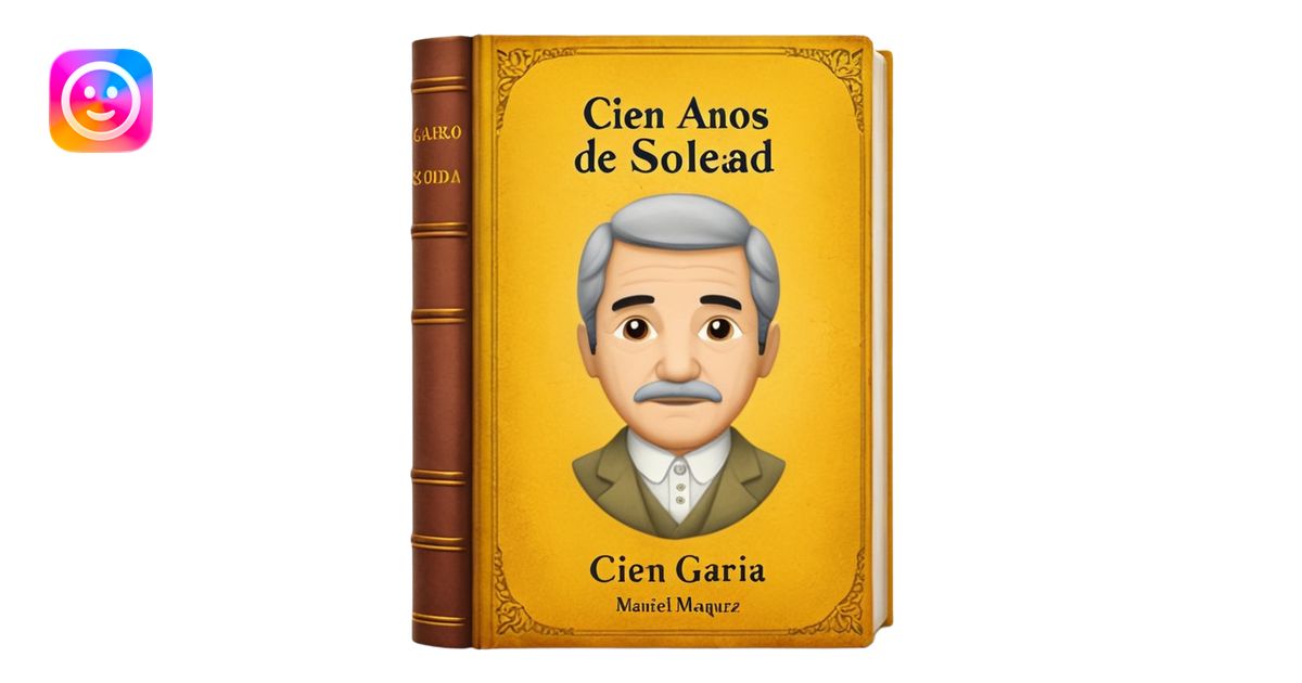 Cien años de soledad libro gabriel garcia marquez emoji | AI Emoji ...