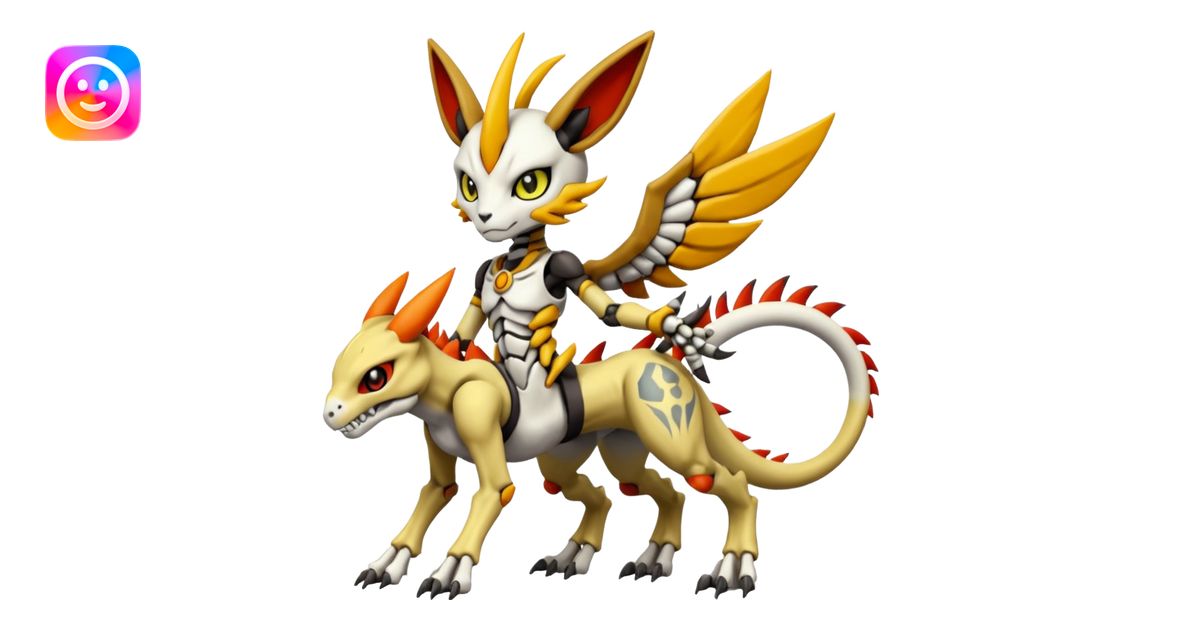 Anthro Digitigrade Cool Badass Skeletal Meloetta-Wargreymon-Renamon ...