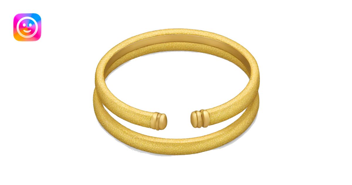 Two Bangles emoji | AI Emoji Generator