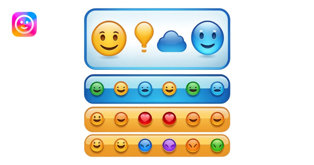 app interface window with drag-and-drop elements emoji | AI Emoji Generator