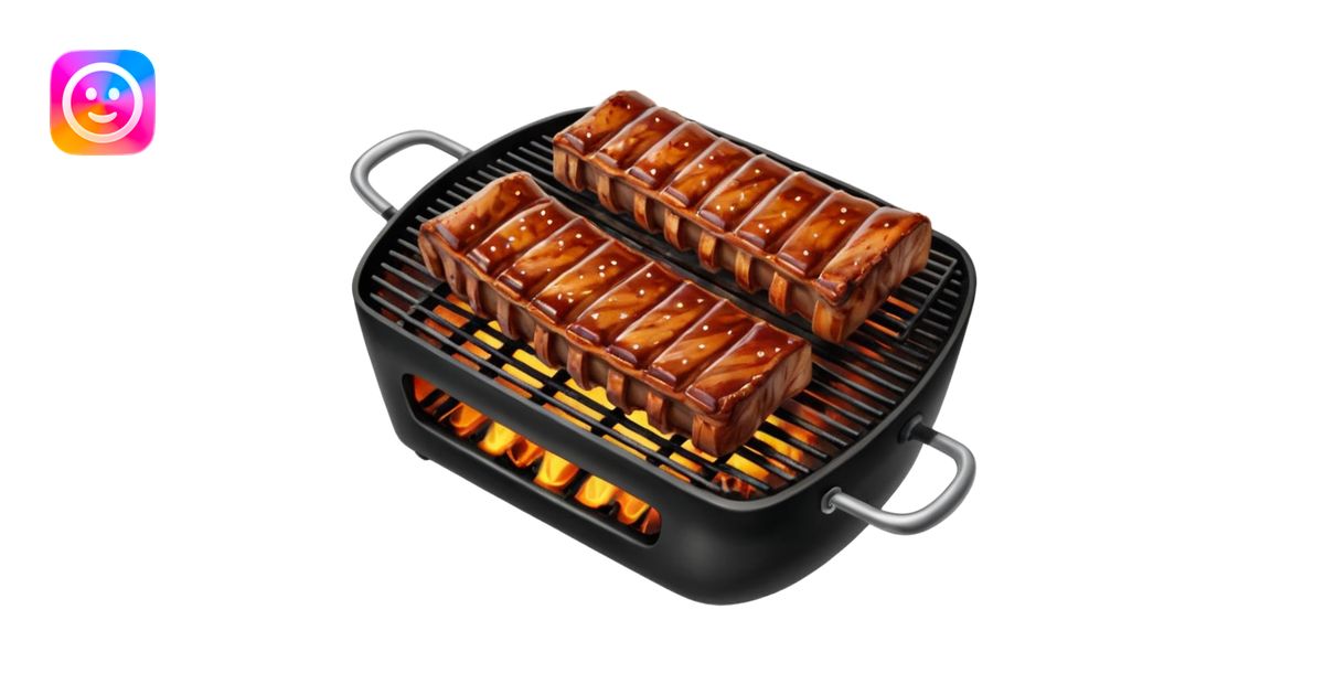 bbq ribs on grill emoji | AI Emoji Generator