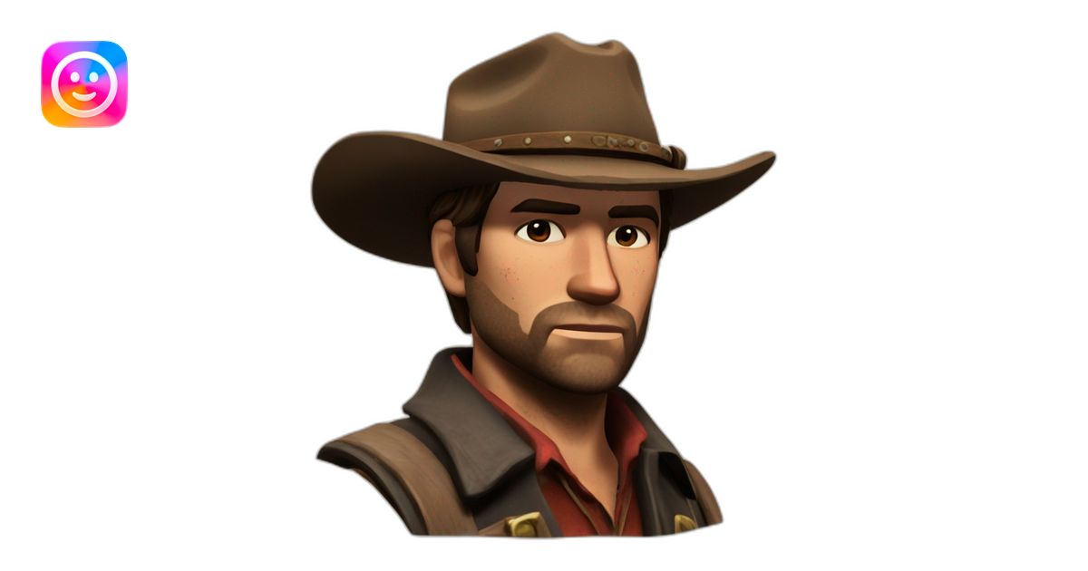 Arthur Morgan from Red dead redemption emoji | AI Emoji Generator