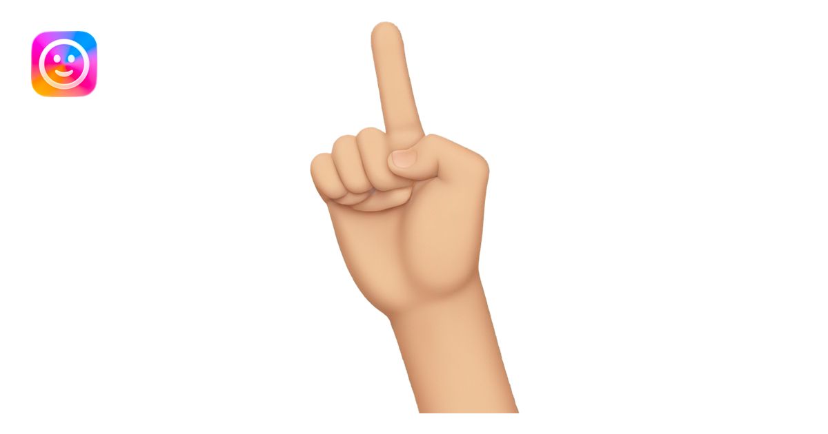 5 finger hand with pinky and ring finger down and middle finger ...