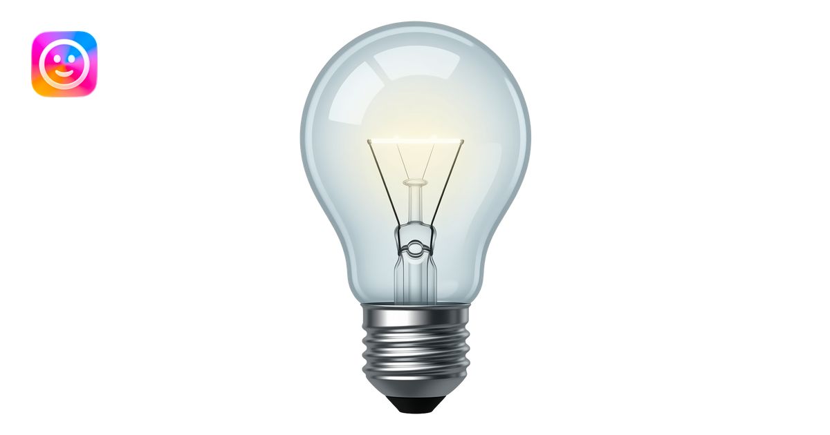 Bulb emoji | AI Emoji Generator