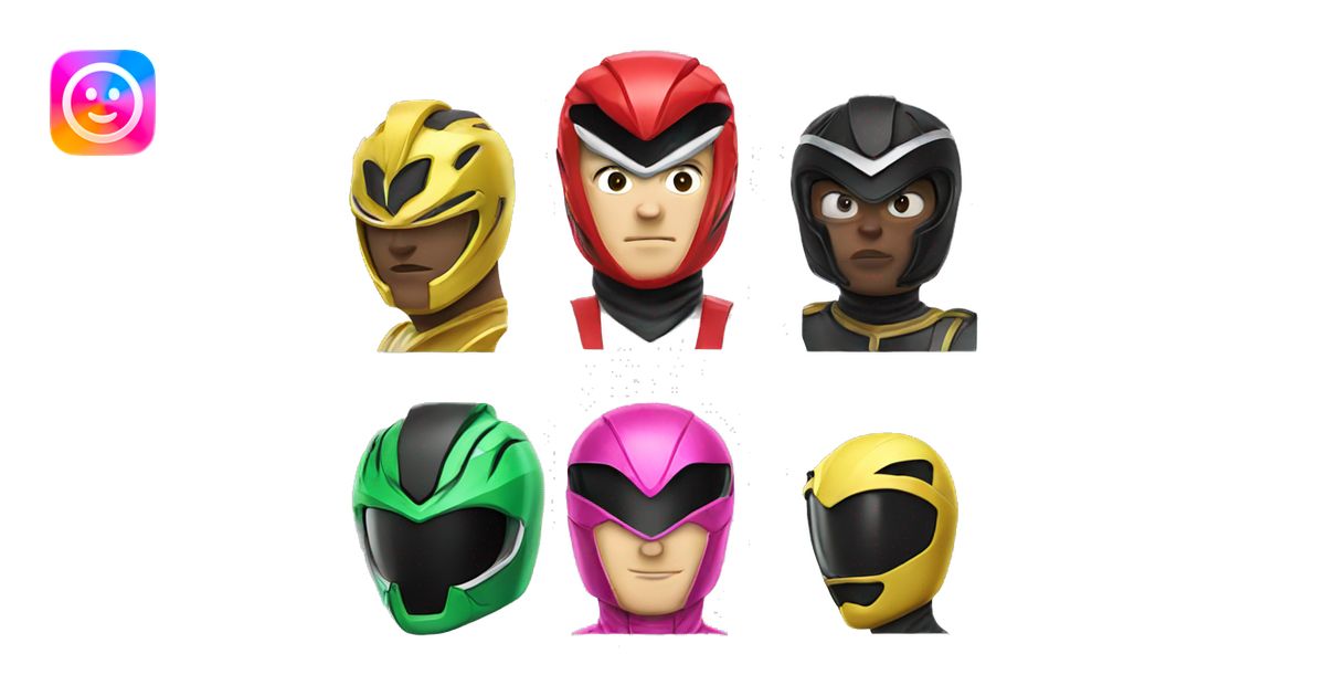 power rangers emoji | AI Emoji Generator