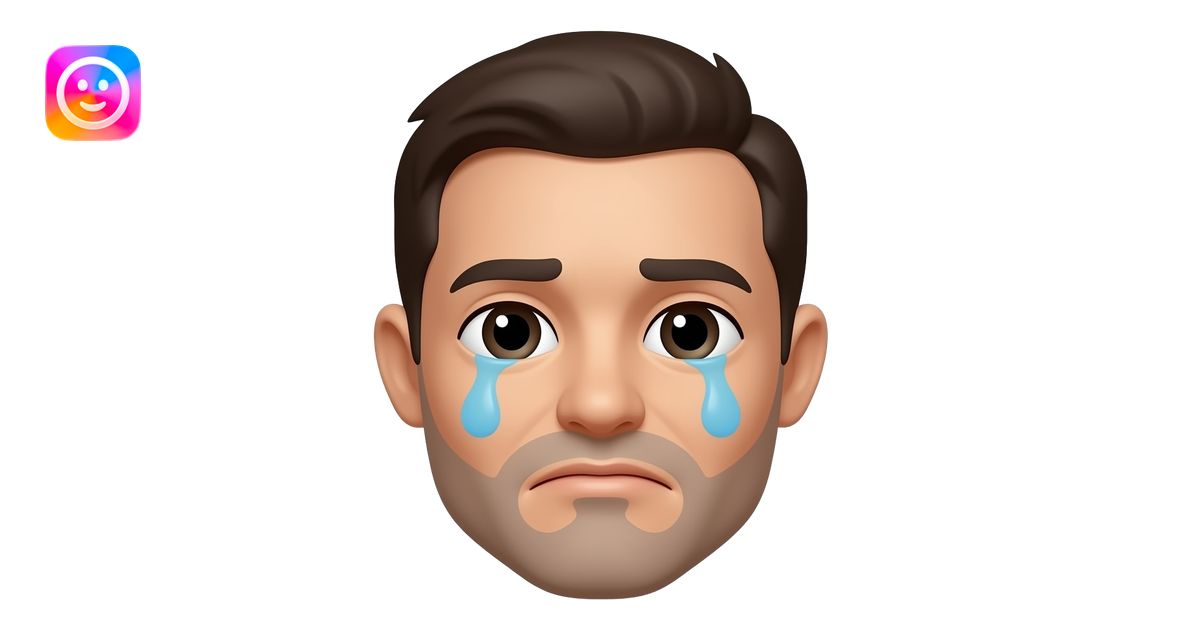 CARA LLORANDO EMOJI emoji | AI Emoji Generator