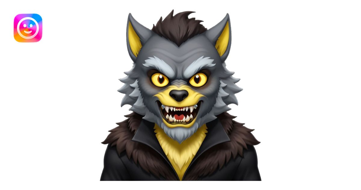 The Werewolf from Universal Monsters with dark brown fur, black silk ...