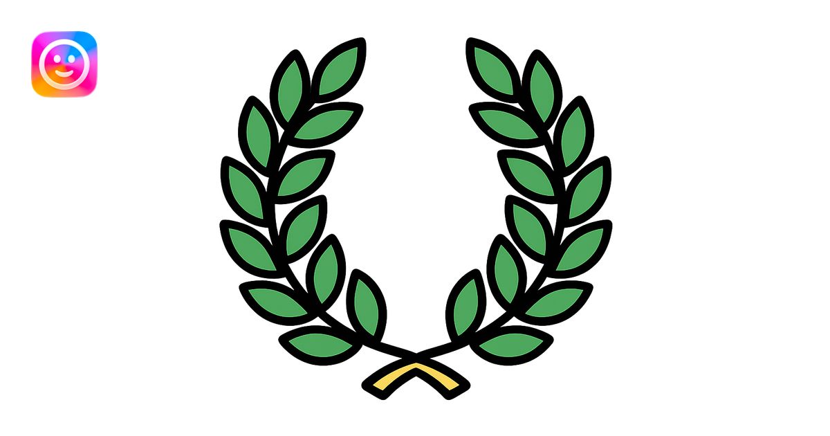 ancient Rome laurel wreath icon | AI Emoji Generator