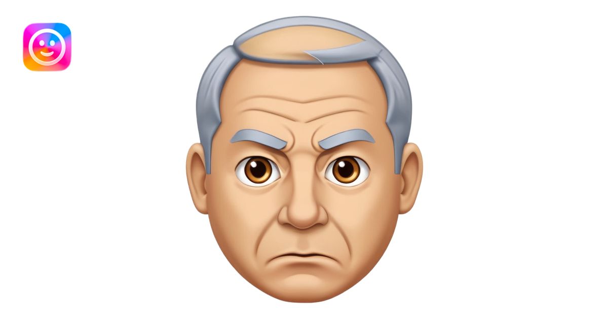 Create a highly recognizable emoji-style illustration of Benjamin ...