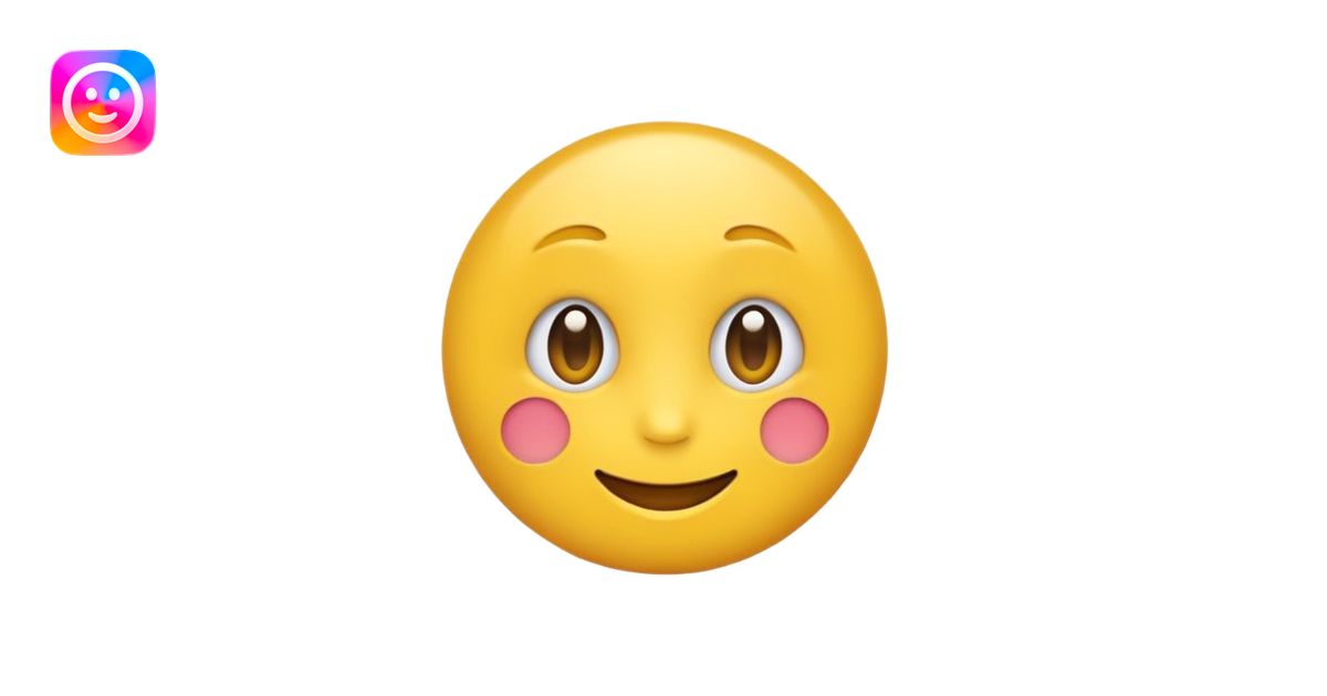 Emoji rond et jaune qui regarde à côté de lui emoji | AI Emoji Generator